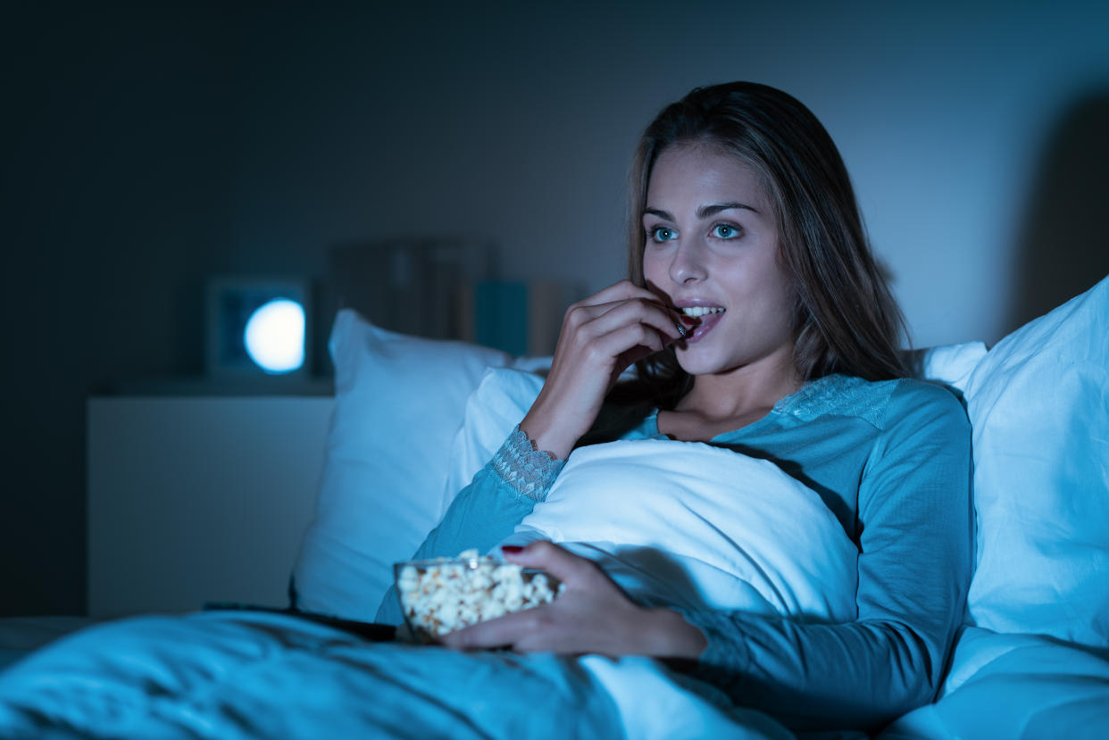 Watching TV for up to an hour can help get a good night's sleep (Getty Creative)