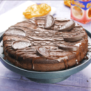 <p>This chocolate orange cake, from Sarah Rainey's Three Ingredient Baking recipe book, is gooey and decadent.</p><p><strong>Recipe: <a href="https://www.goodhousekeeping.com/uk/food/recipes/a577857/chocolate-orange-cake/" rel="nofollow noopener" target="_blank" data-ylk="slk:Three-ingredient Chocolate Orange Cake;elm:context_link;itc:0;sec:content-canvas" class="link ">Three-ingredient Chocolate Orange Cake</a></strong></p>