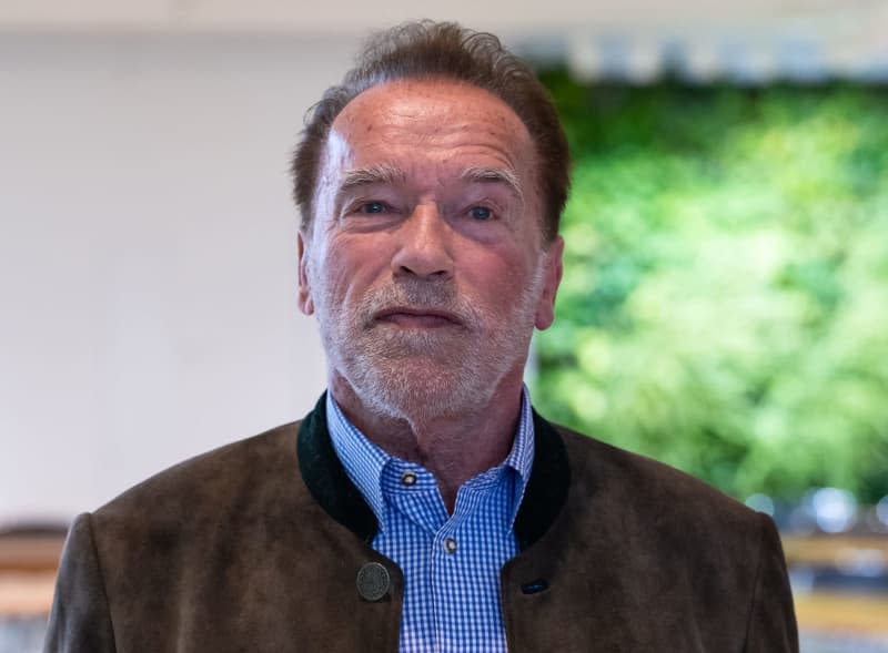 Arnold Schwarzenegger, Austrian and American actor and former governor of California, after receiving the Bavarian Film Award. Schwarzenegger was detained by German customs officers at Munich Airport on Wednesday for failing to declare a valuable luxury watch. Sven Hoppe/dpa