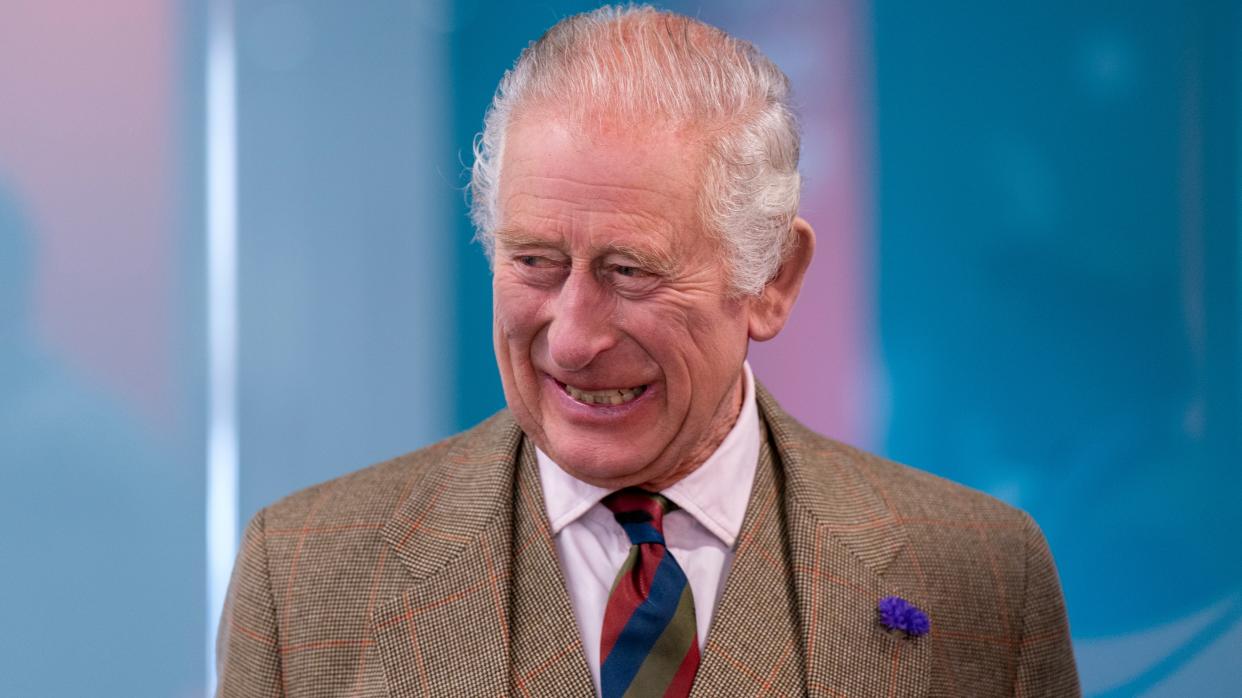  King Charles III visits the Global Underwater Hub on September 29, 2023. 