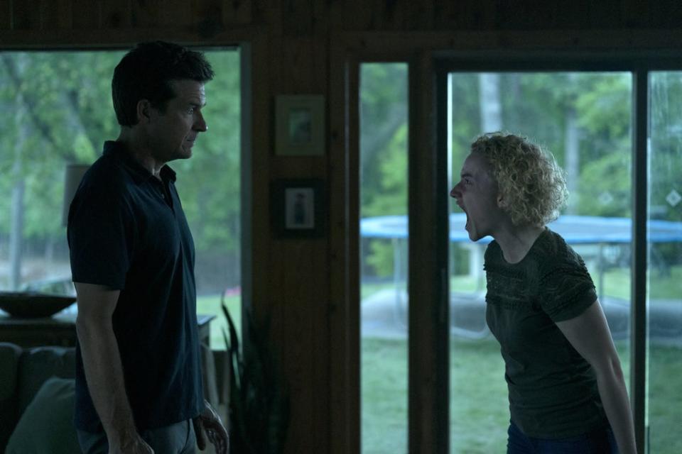 Playing unhappy families: Jason Bateman and Julia Garner in ‘Ozark’ season 4 (Steve Dietl/Netflix)