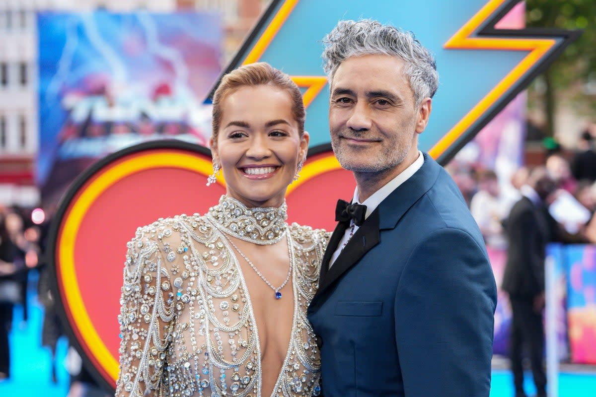 Rita Ora and husband Taika Waititi will co-host the 2022 MTV EMAs on November 13  (AP)