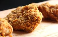 <p>Fried chicken is undeniably a crowd favorite, and KFC is home to some <a href="https://www.thedailymeal.com/eat/fast-food-menu-items-cult-following?referrer=yahoo&category=beauty_food&include_utm=1&utm_medium=referral&utm_source=yahoo&utm_campaign=feed" rel="nofollow noopener" target="_blank" data-ylk="slk:fast food menu items with a cult following;elm:context_link;itc:0;sec:content-canvas" class="link ">fast food menu items with a cult following</a>. But, if you’re trying to make more meals at home, remember that fried chicken lasts in the fridge for only three to four days.</p>