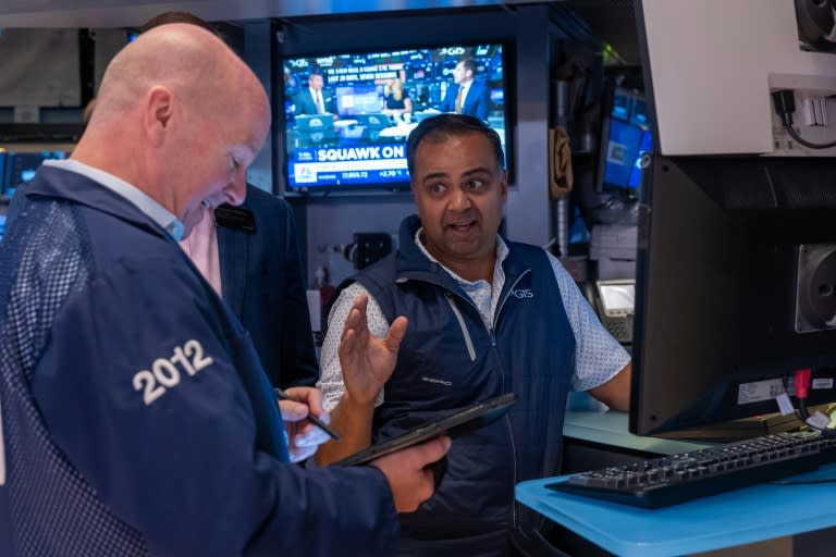 Des opérateurs du New York Stock Exchange (SPENCER PLATT)