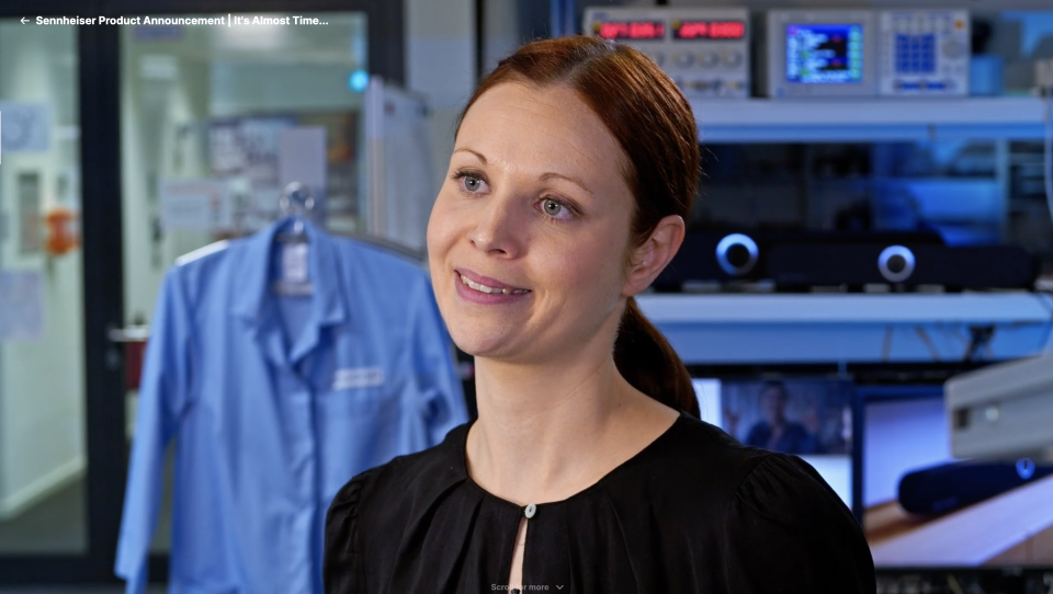 Ronja Harste, product manager, UC Solutions at Sennheiser