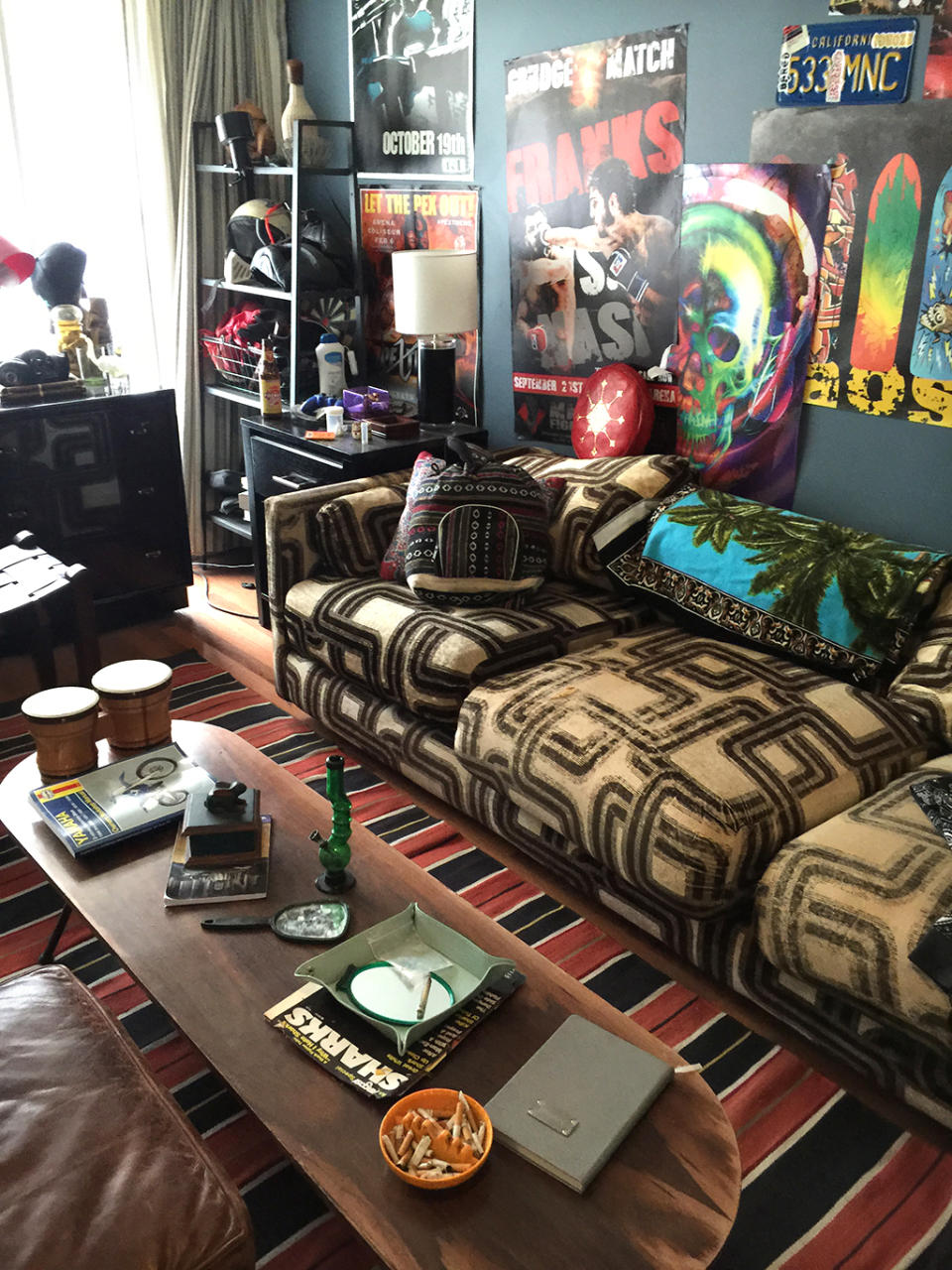 <p>That couch is as comfortable as it looks. (Photo: Giana Mucci/Yahoo) </p>