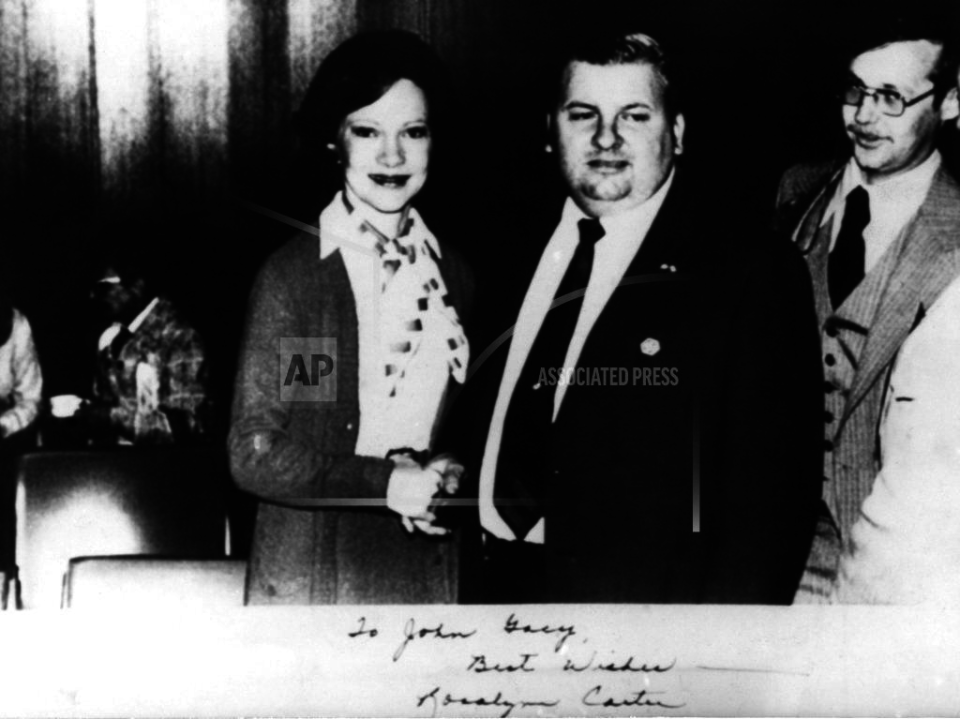 Rosalynn Carter and John Wayne Gacy