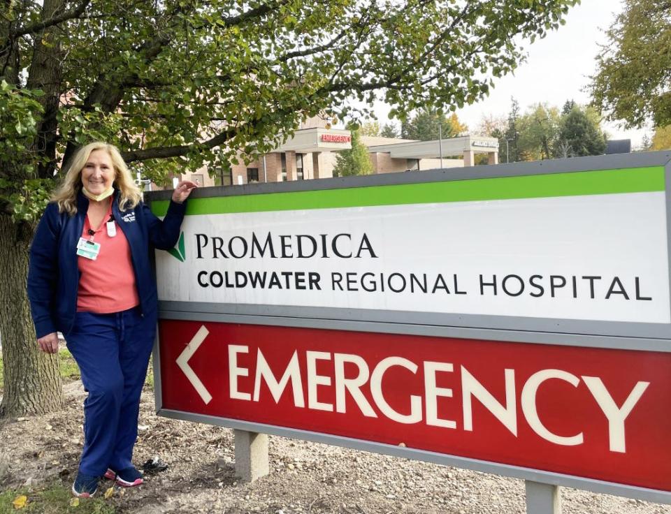 Lynda Hooley, a registered nurse, who has worked at ProMedica Coldwater Regional Hospital for 13 years, received recognition for providing outstanding care.