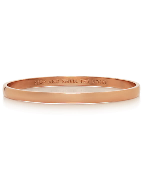 Kate Spade Stop and Smell the Roses Idiom Bangle