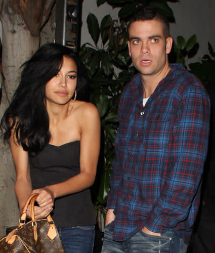 The relationship between former “Glee” sweethearts Naya River, aka Santana, and Mark Salling,…