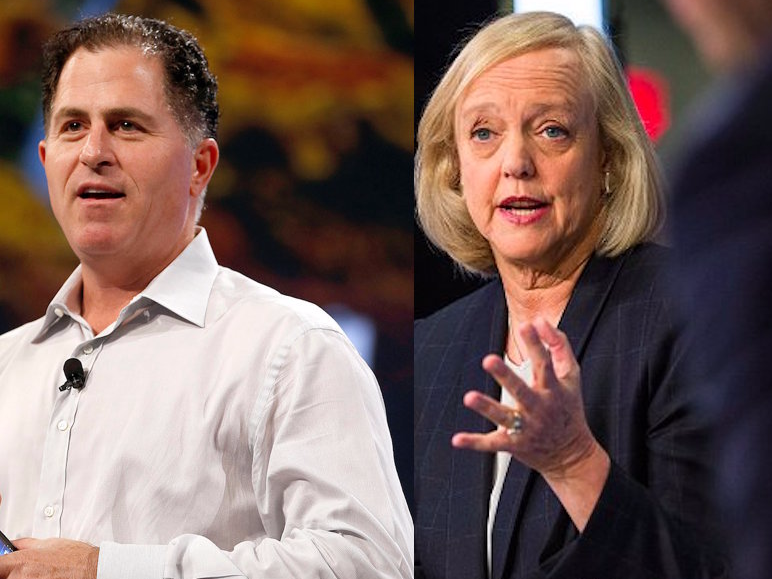 Micheal Dell, Meg Whitman