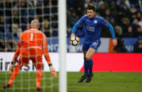 Soccer Football - FA Cup Quarter Final - Leicester City vs Chelsea - King Power Stadium, Leicester, Britain - March 18, 2018 Leicester City's Harry Maguire in action REUTERS/Andrew Yates
