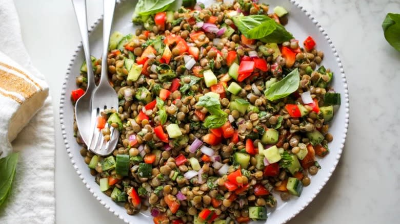 Lentil salad