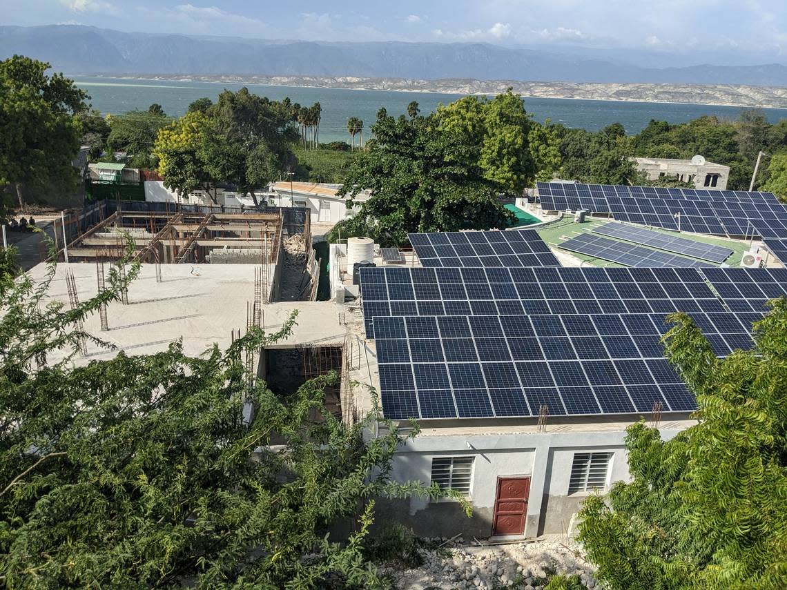 Haiti’s ongoing gang violence helped forced the Higgins Brothers Surgicenter to go to solar power. The medical facility, located about 7 miles from the border with the neighboring Dominican Republic, also built housing for employees so they don’t have to make the daily trek on gang-infested roads to Port-au-Prince.