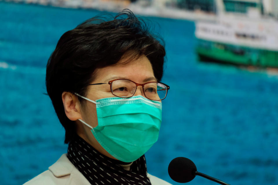 Hong Kong Chief Executive Carrie Lam 