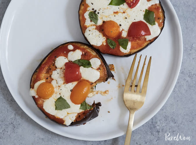 Low-Carb Eggplant Pizza