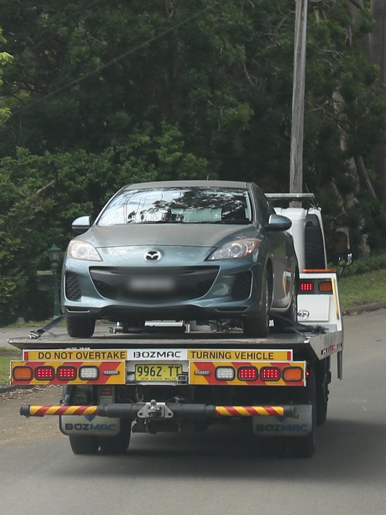 The foster-grandmother’s car from the time William disappeared was seized by police. Picture: NSW Police