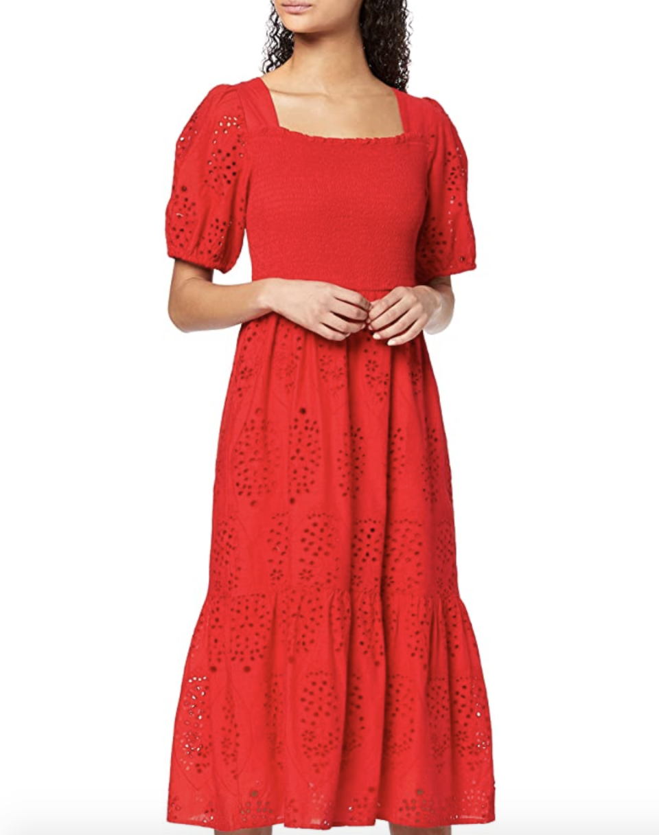 find. Women's Midi Cotton Boho Dress