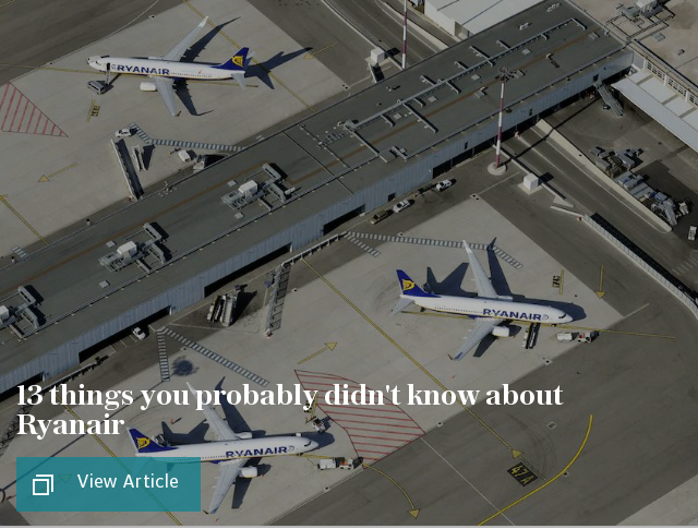 13 things you probably didn't know about Ryanair