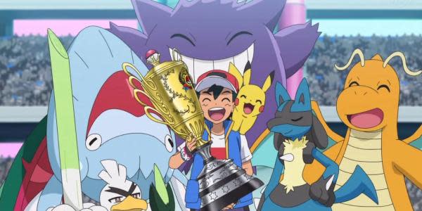Ash Ketchum finalmente ganó la Liga Pokémon y los fans lo celebran 