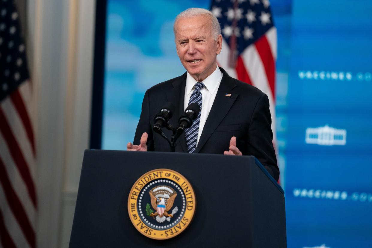 <p>The group Flag Officers 4 America questioned President Biden’s health in an open letter</p> (AP)