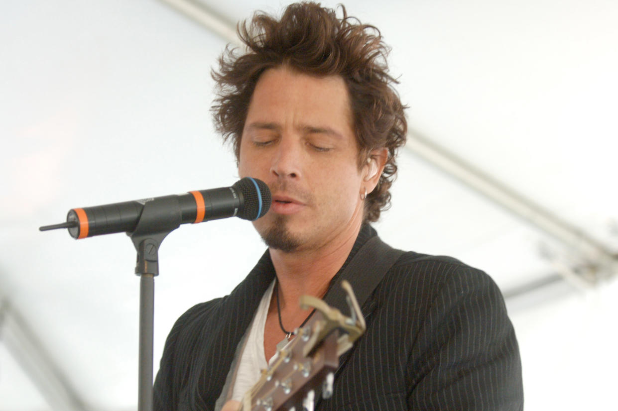 Chris Cornell during The John Varvatos 4th Annual Stuart House Charity Benefit - Inside at John Varvatos Boutique in Los Angeles, CA, United States. (Photo by J.Sciulli/WireImage for John Varvatos)