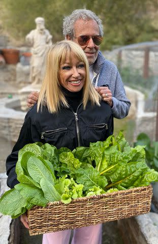 <p>Alan Hamel</p> A rare glimpse at Suzanne Somers and Alan Hamel gardening at their Southern California home circa 2020.