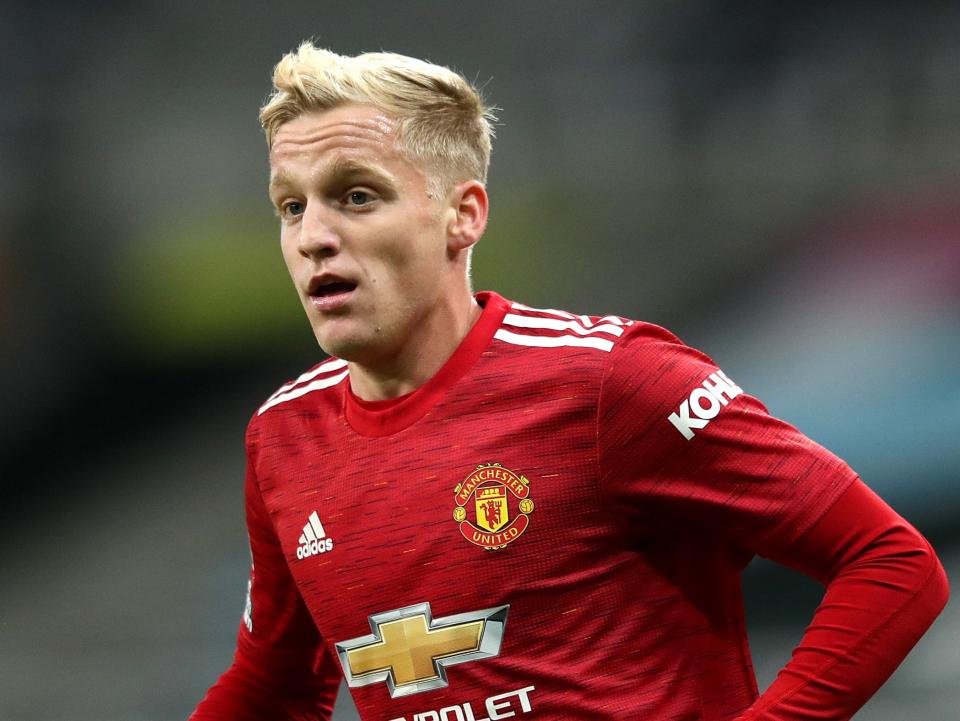 Manchester United midfielder Donny van de Beek (Getty Images)