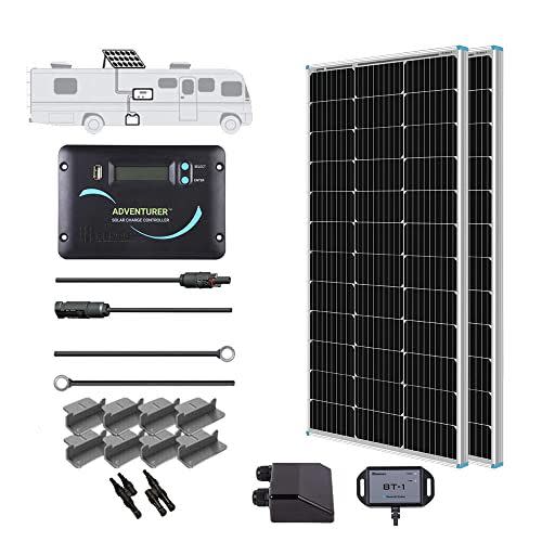 1) Monocrystalline RV Solar Panel Kit