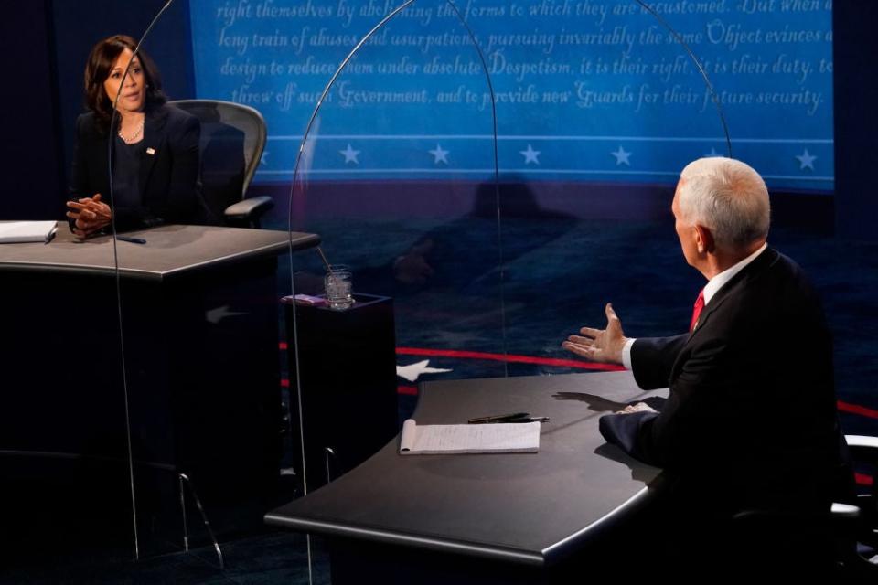 Vice presidential candidates clash in Wednesday’s debateGetty Images