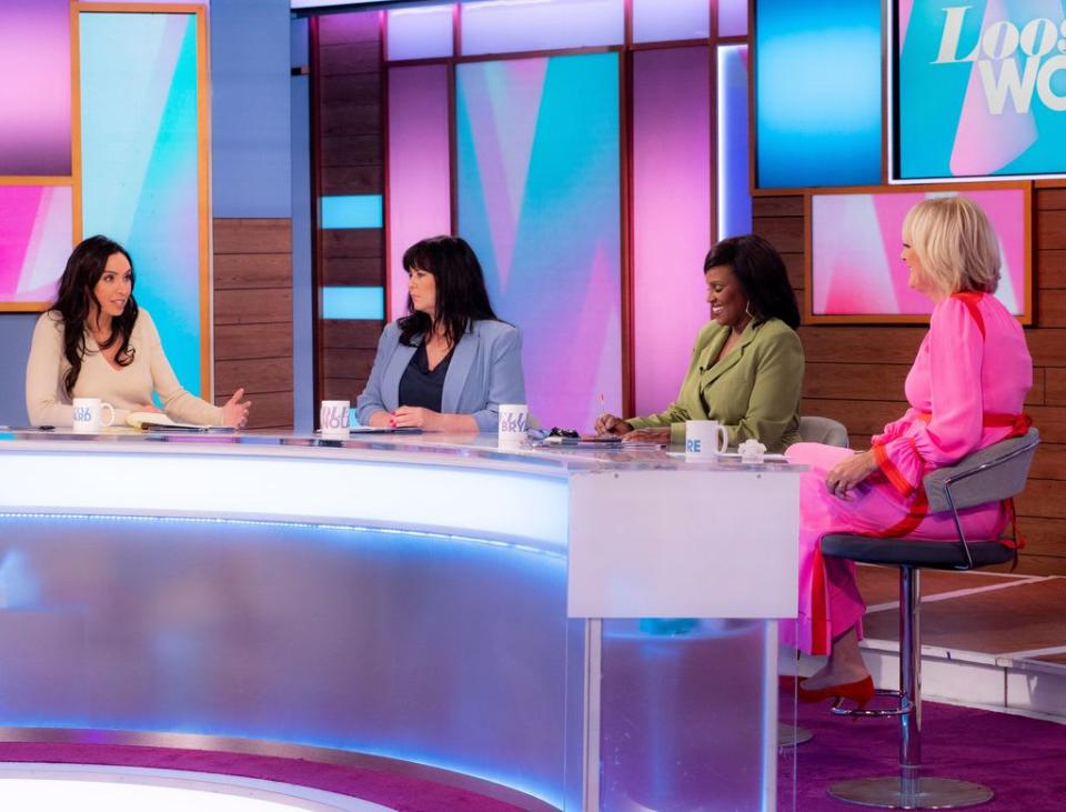 Christine Lampard, Coleen Nolan, Kelle Bryan, Jane Moore on Loose Women