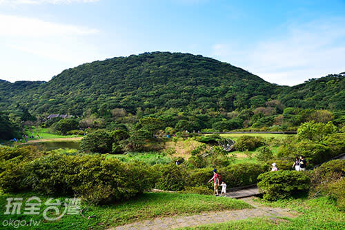 公園內的環狀步道，在制高點能俯瞰公園大部份的景貌／玩全台灣旅遊網特約記者奈奈攝