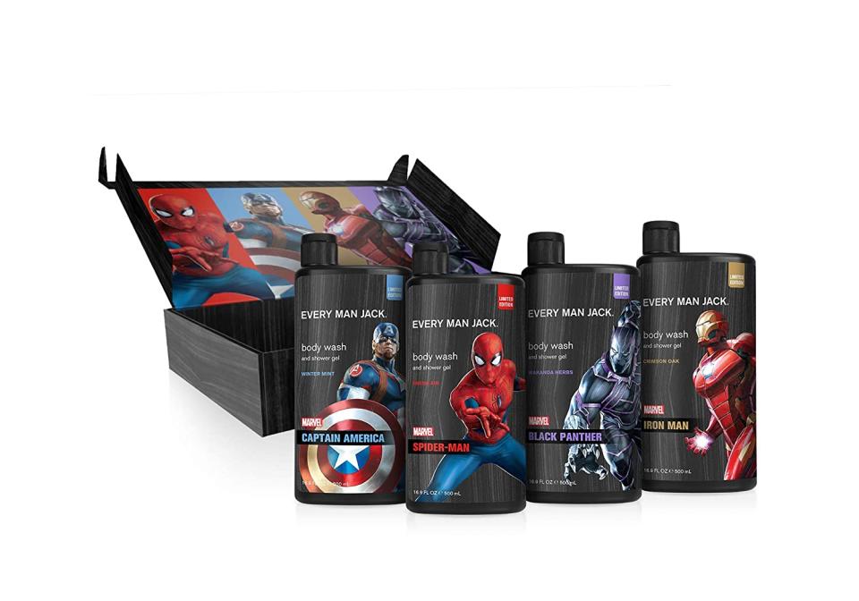 Marvel Every Man Jack Collectors Box Body Wash Gift Set