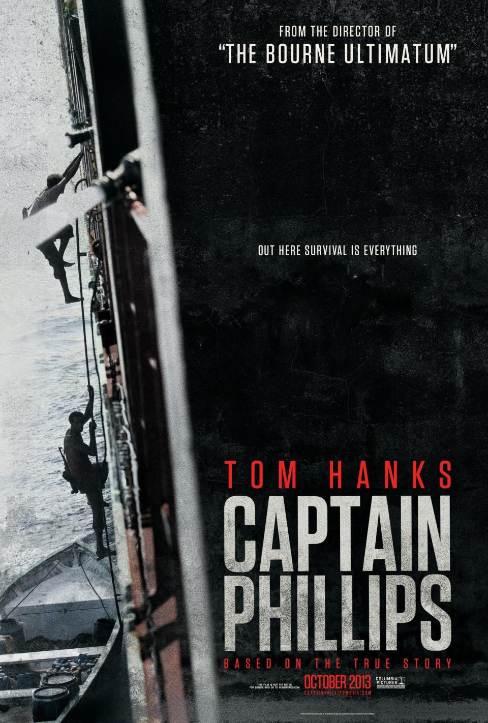 CAPTAIN PHILLIPS, US poster art, 2013. ©Columbia Pictures/Courtesy Everett Collection