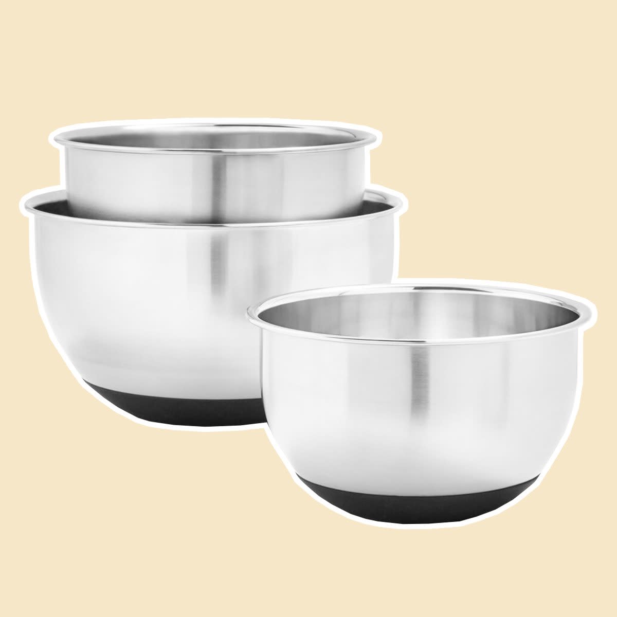 <a href="https://www.surlatable.com/set-of-3-non-skid-stainless-steel-mixing-bowls/PRO-2566180.html?cgid=CAT-388588#start=9" rel="nofollow noopener" target="_blank" data-ylk="slk:Mixing Bowls;elm:context_link;itc:0;sec:content-canvas" class="link rapid-noclick-resp">Mixing Bowls</a>