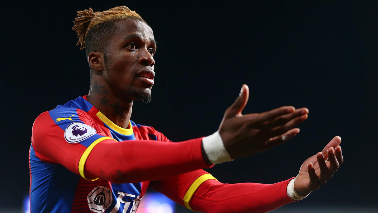 Borussia Dortmund are keen to sign Crystal Palace winger Wilfried Zaha for a club-record transfer in the summer