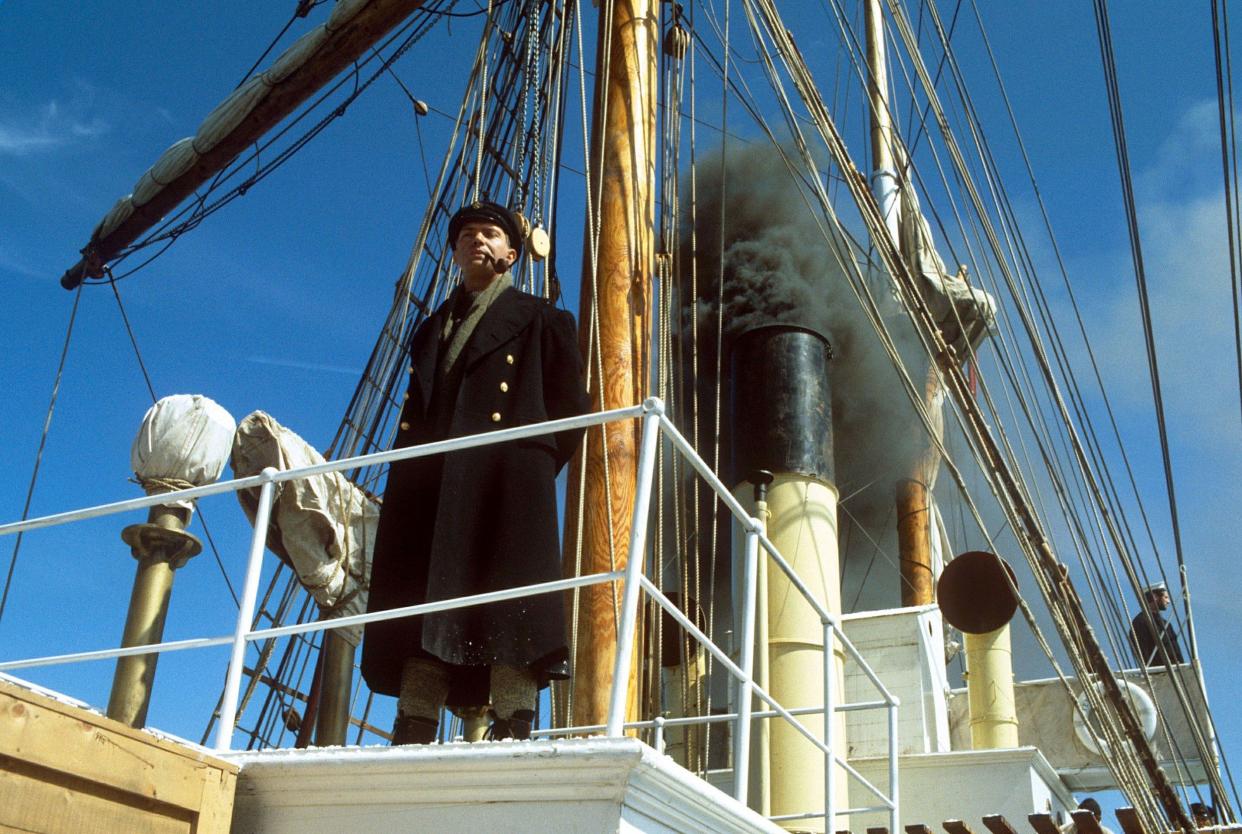 Martin Shaw in The Last Place on Earth, Griffiths's television play about Scott of the Antarctic (1985)