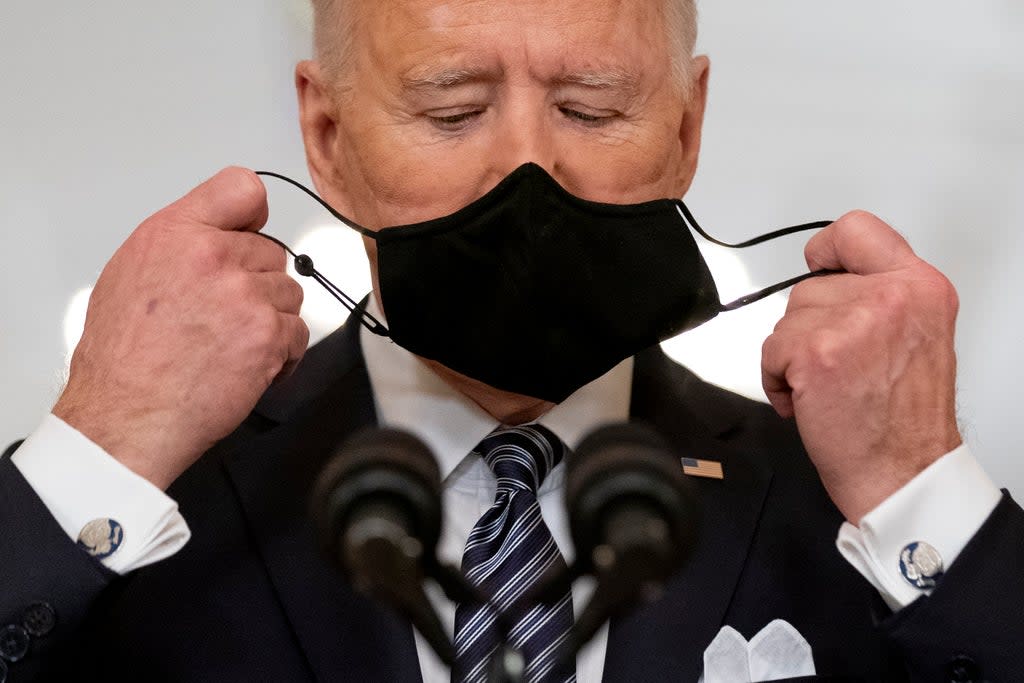 File photo: Joe Biden is expected to unveil the plan on Wednesday (AP)
