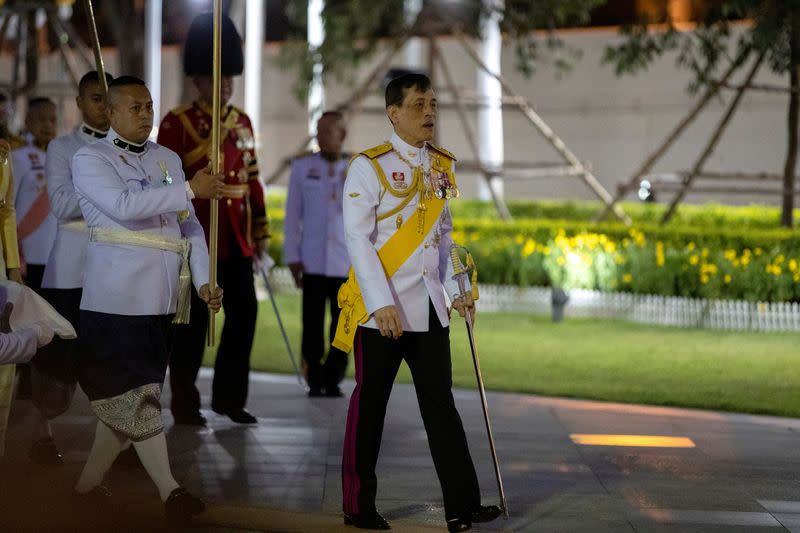 FILE PHOTO: Thailand's King Maha Vajiralongkorn honours start of Chakri dynasty's reign in Bangkok