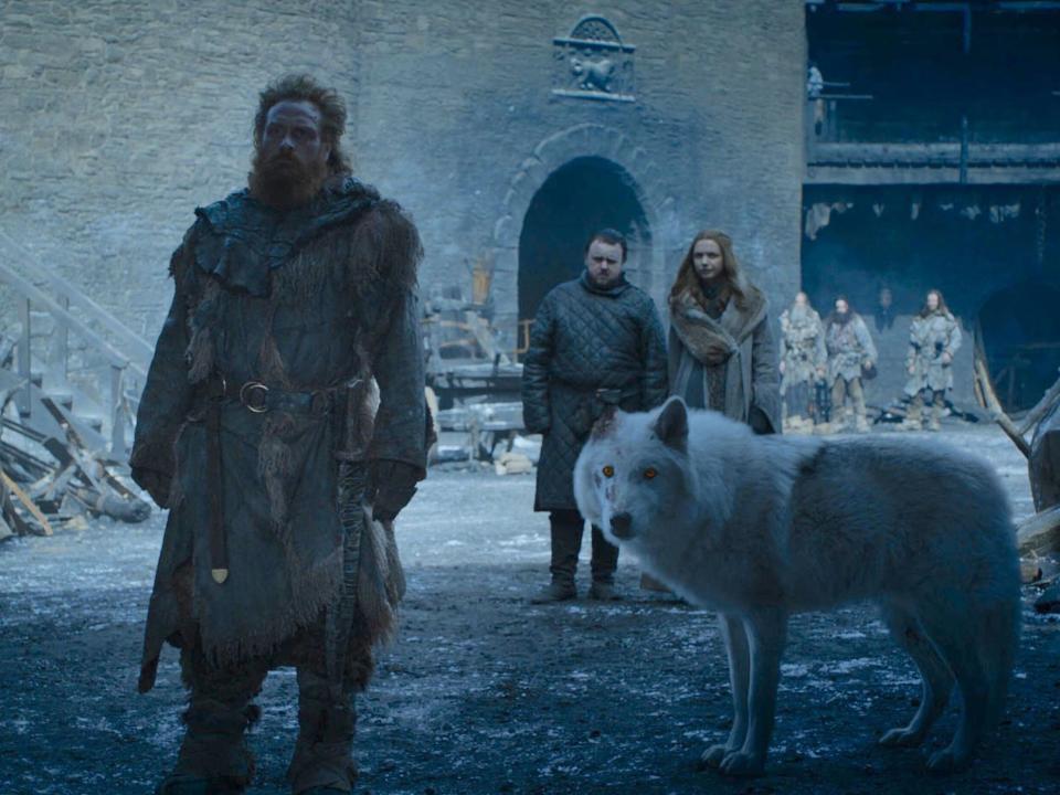 tormund ghost game of thrones season 8