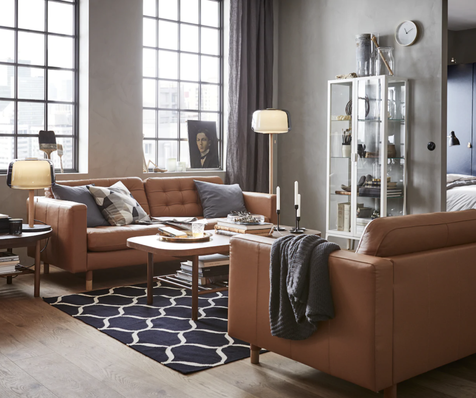 <p> If neutrals are your thing, bring some warmth and texture to your grey scheme by introducing tan leather. This could be on a small scale with cushions, or on a larger scale with a sofa. The best leather sofas are sturdy and long-lasting and will add instant sophistication, depth and warmth to your simple grey room.  </p>