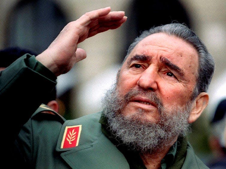 Cuba's former President Fidel Castro.