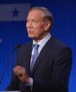 Former New York governor George Pataki, pictured on August 6, 2015, has offered some of the harshest condemnation, blasting Donald Trump's antics as "demagoguery"