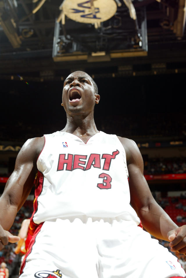 Dwyane Wade of East looks on against Team West during the 2006 NBA