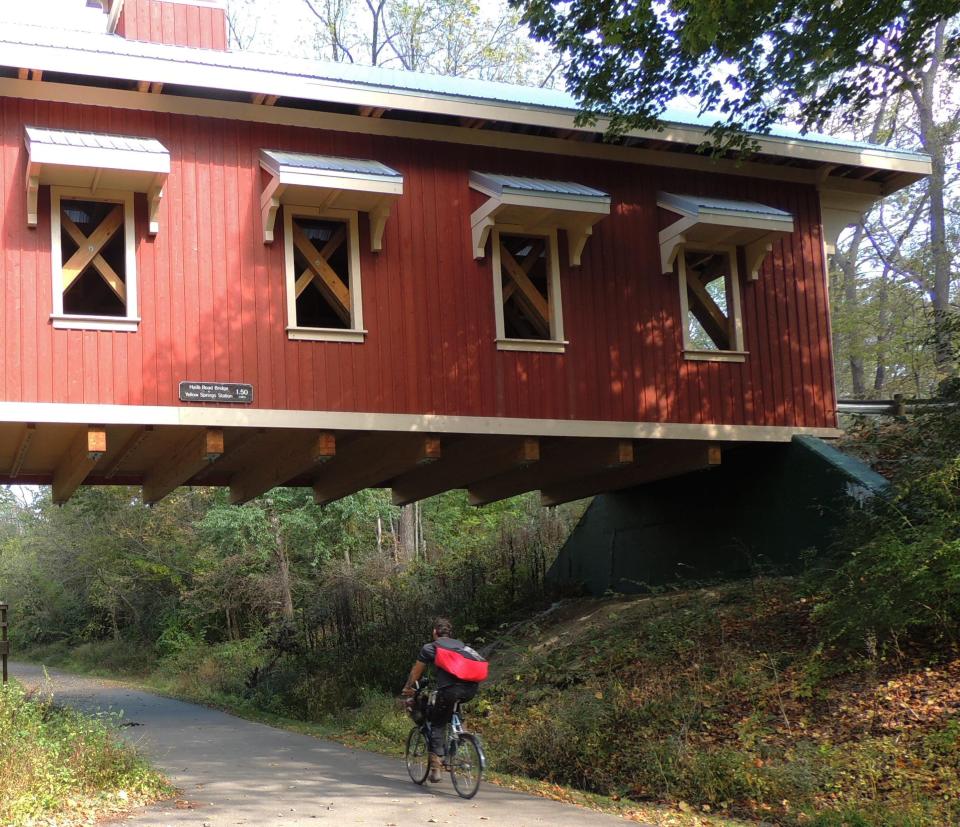 Ohio's Little Miami Scenic Trail: The Yellow Springs Bridge is one of many charming sights along the way.