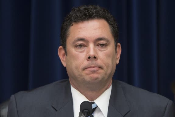 Jason Chaffetz, looking grumpy.