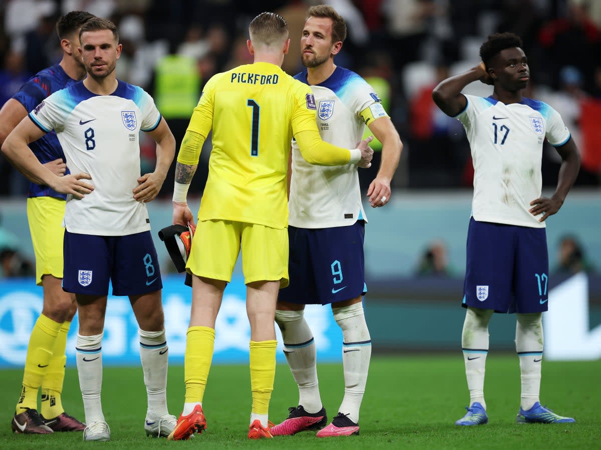 England were knocked out at the quarter-final stage by France (The FA via Getty Images)