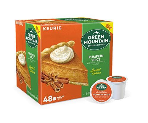 Green Mountain Pumpkin Spice Coffee Keurig K Cups