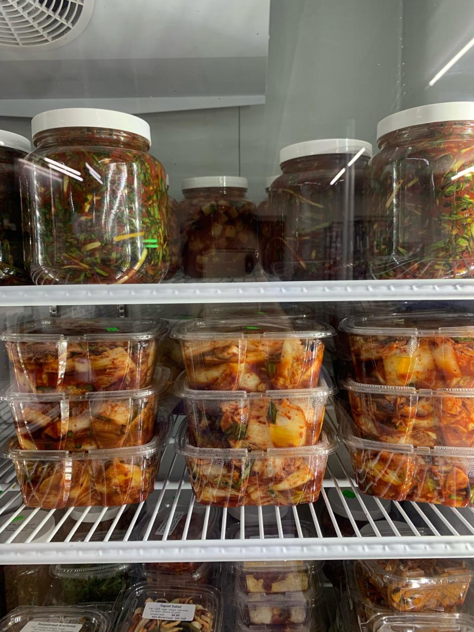 New World Food Mart considers itself the only grocery store in Jacksonville that makes kimchi in-house along with Korean side dishes like pickled garlic stems, seasoned tofu and seasoned fish cakes.