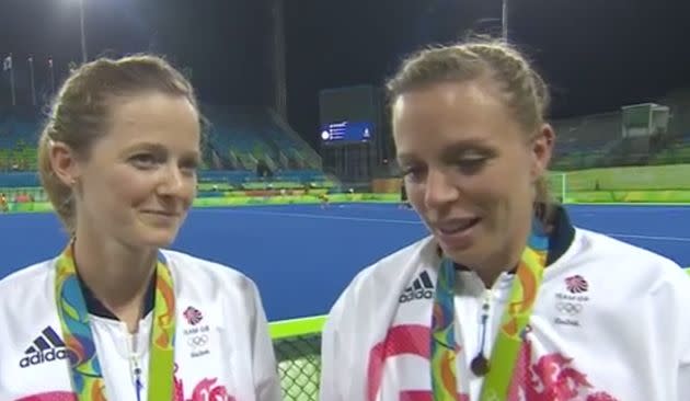 'Golden couple' Helen and Kate Richardson-Walsh. (Photo: BBC)